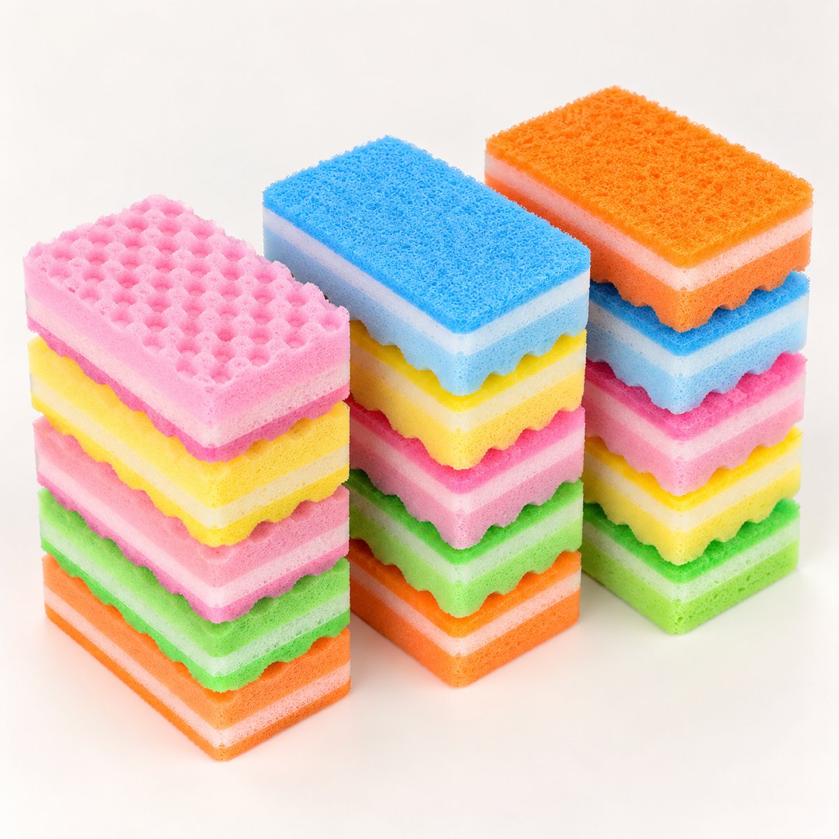 PurrWash Triple-Layer Cleaning Sponges